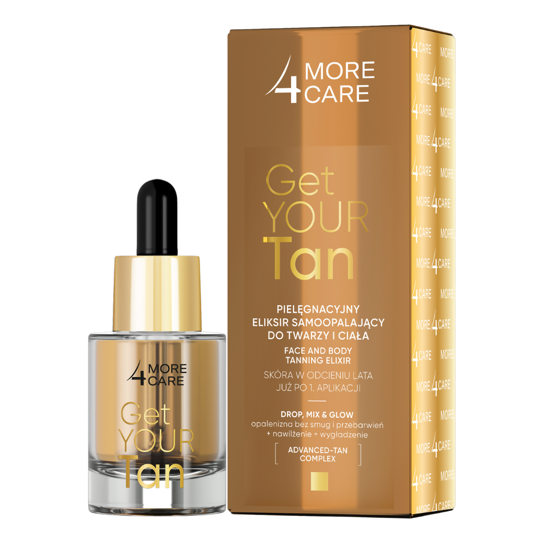 More4Care-TANNING ELIXIR PER VISO E CORPO